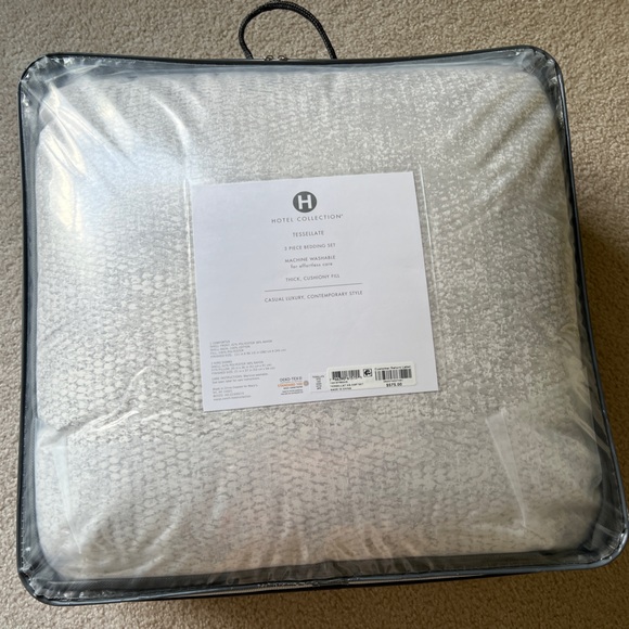 HOTEL COLLECTION Tessellate 3-Pc. Comforter Set, King, - Picture 7 of 10